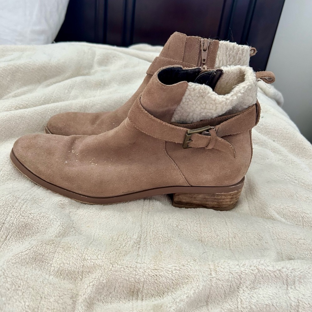 Cozy Tan Ankle Booties